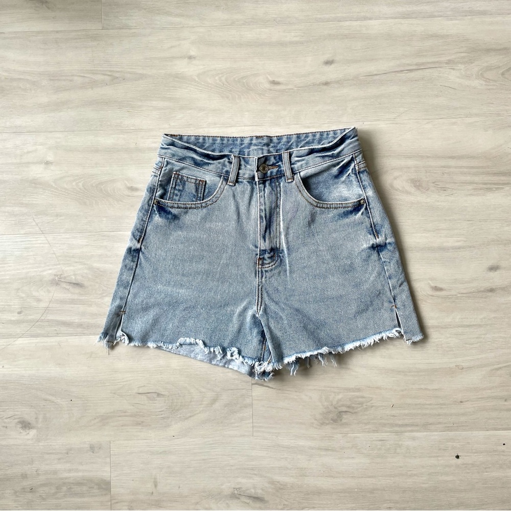High rise Jean shorts